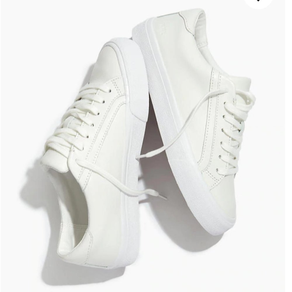 Madewell Sidewalk Low-Top Sneakers in Leather NWOT